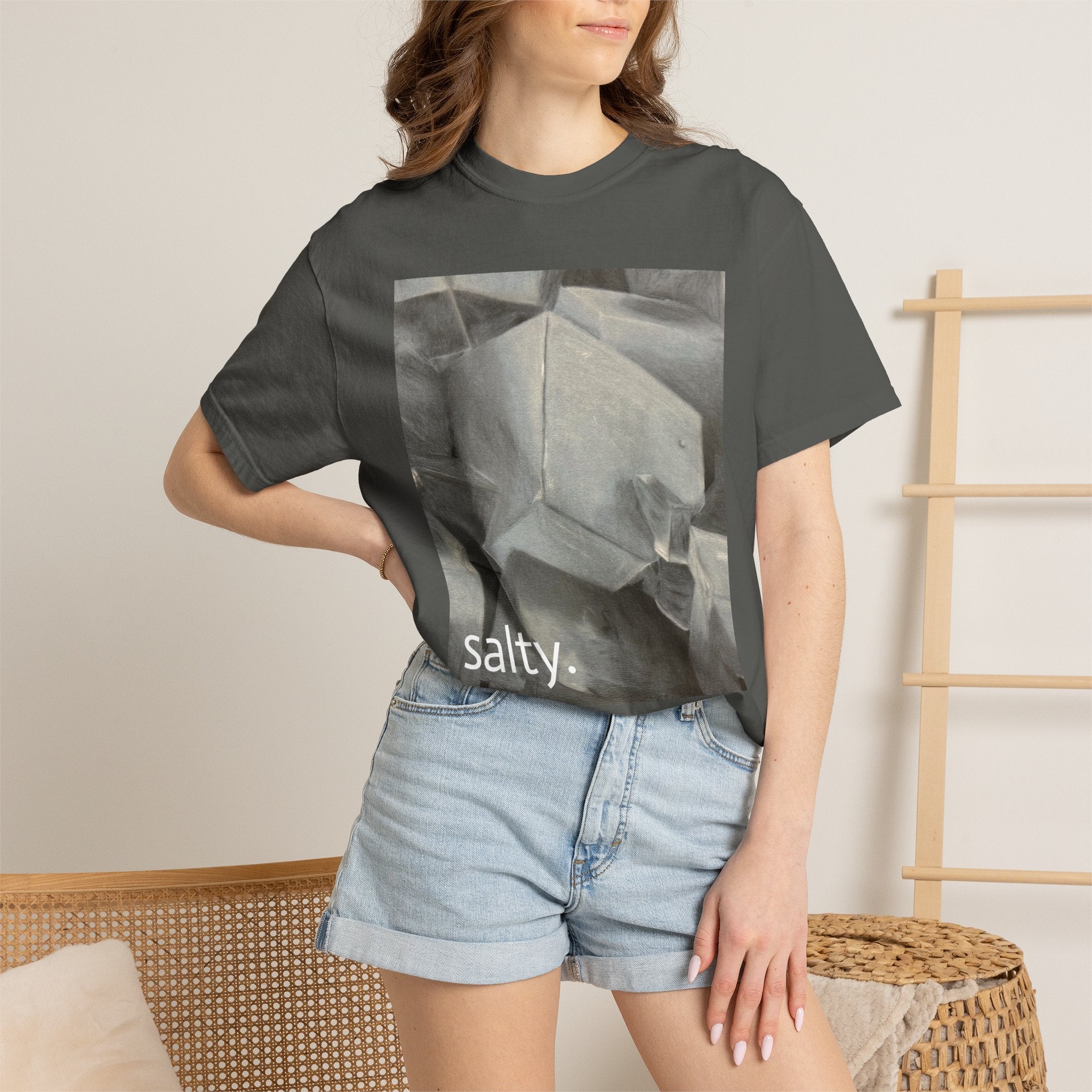 T-Shirt — Vintage Ice Cube Photo Tee with “Salty” Script