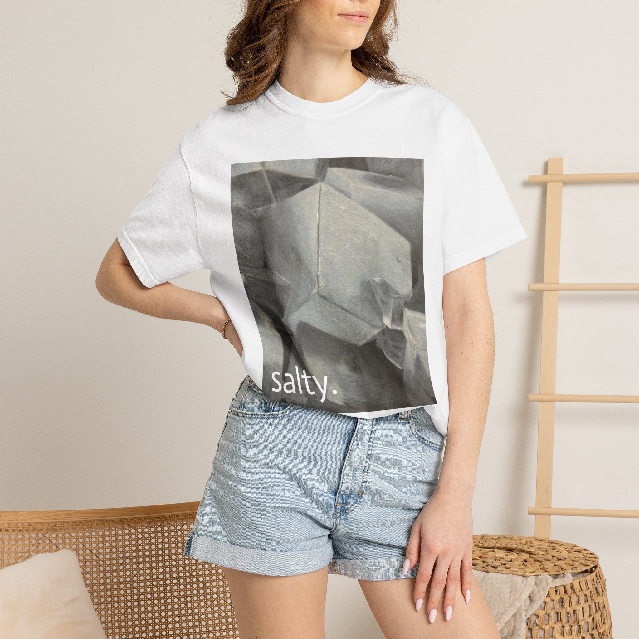 T-Shirt — Vintage Ice Cube Photo Tee with “Salty” Script