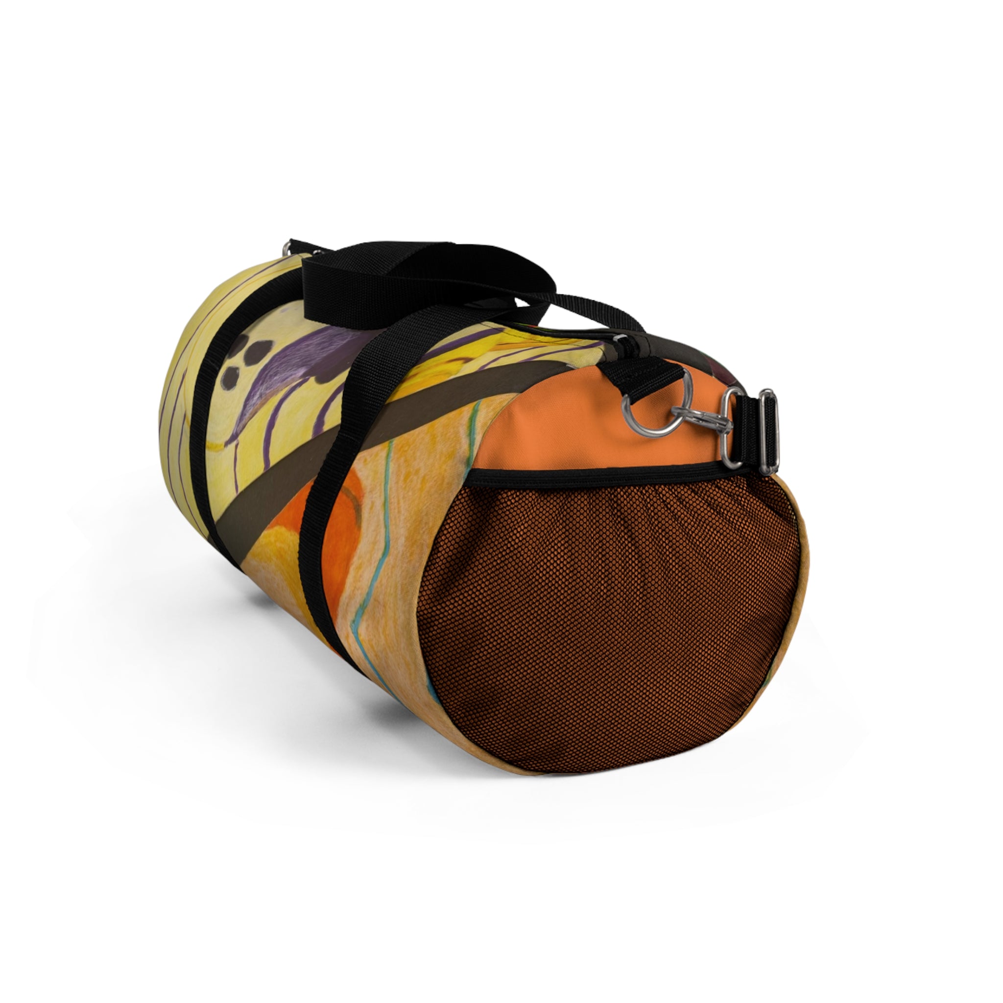 Artistic Gaming Duffel Bag — Hand-Painted Ocean Vibe Travel Bag