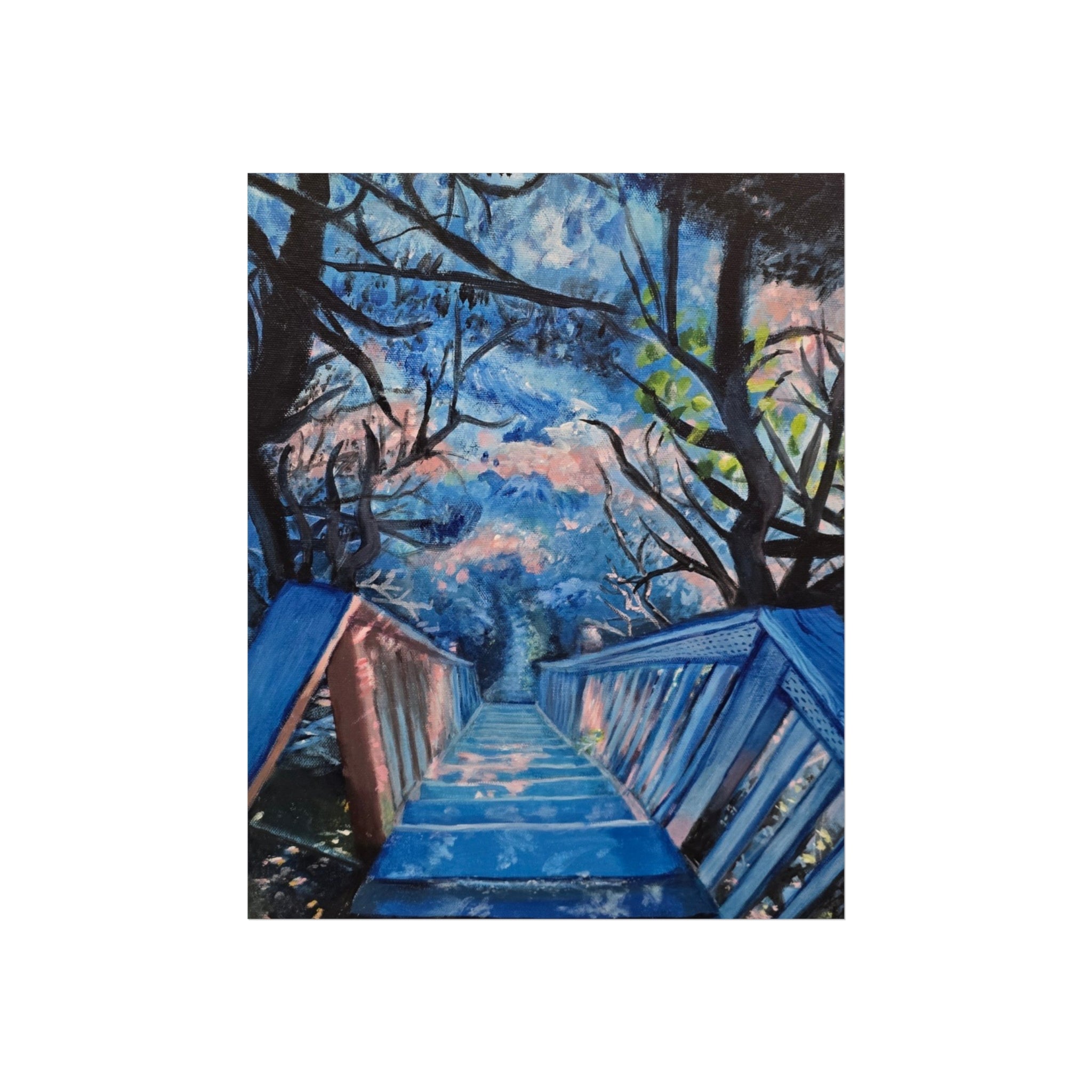 Fine Art Poster - Steps to the Pacific Wall Art Print