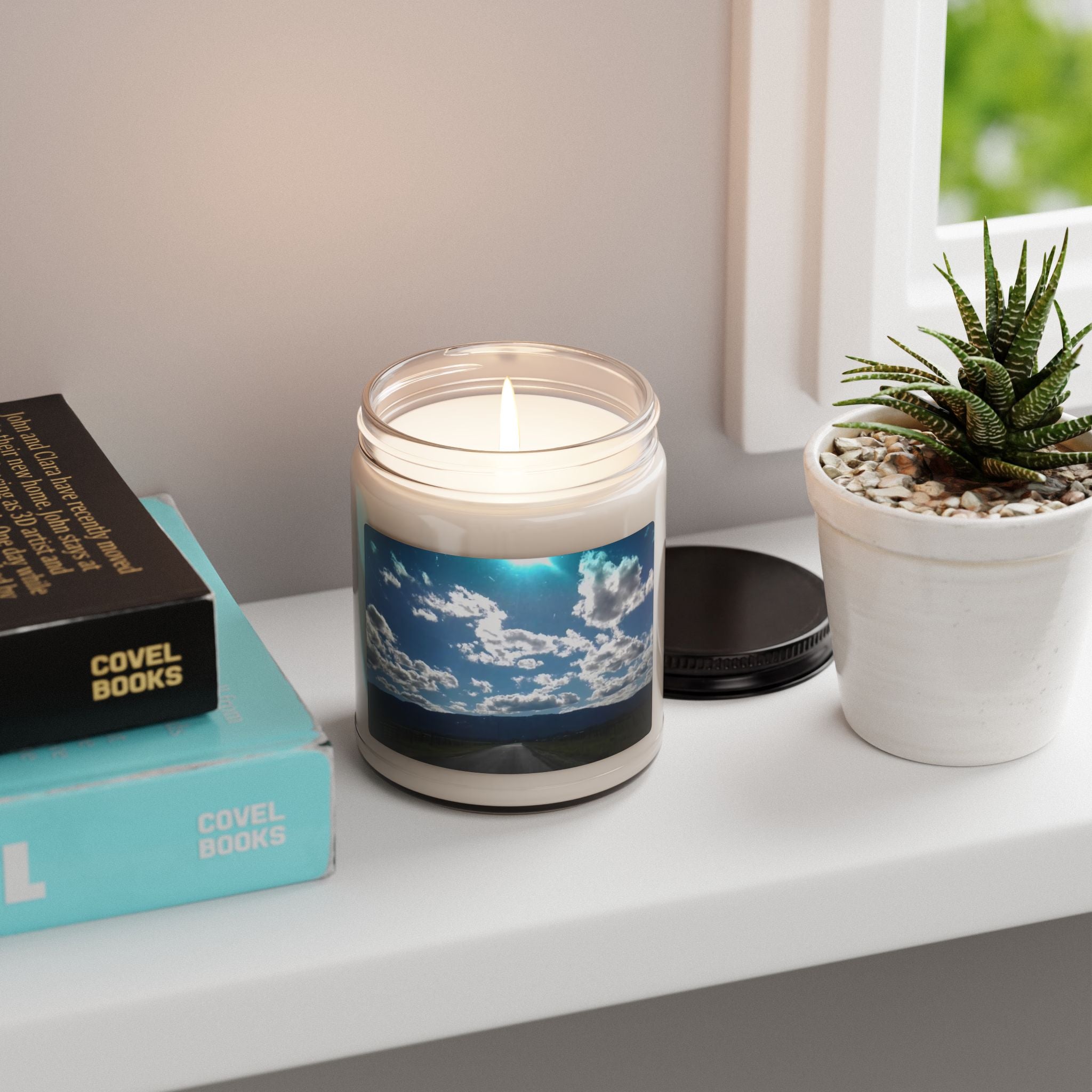 Road Trip Sky Scented Soy Candle — 9oz Jar with Fresh Air Aroma
