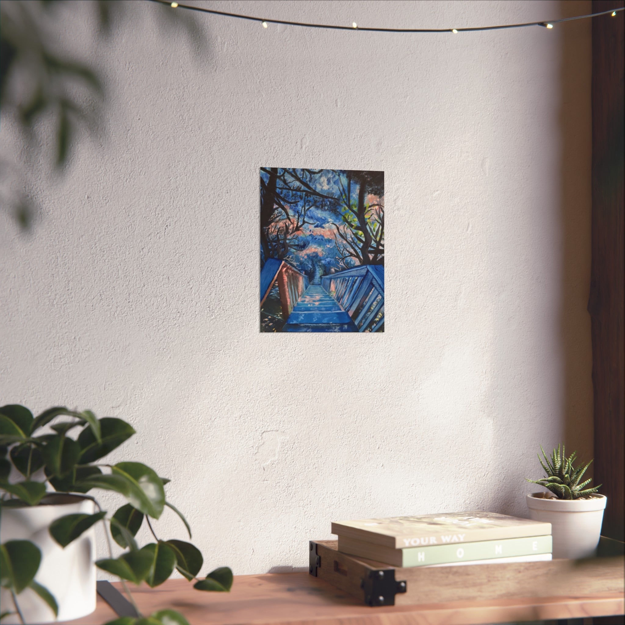 Fine Art Poster - Steps to the Pacific Wall Art Print