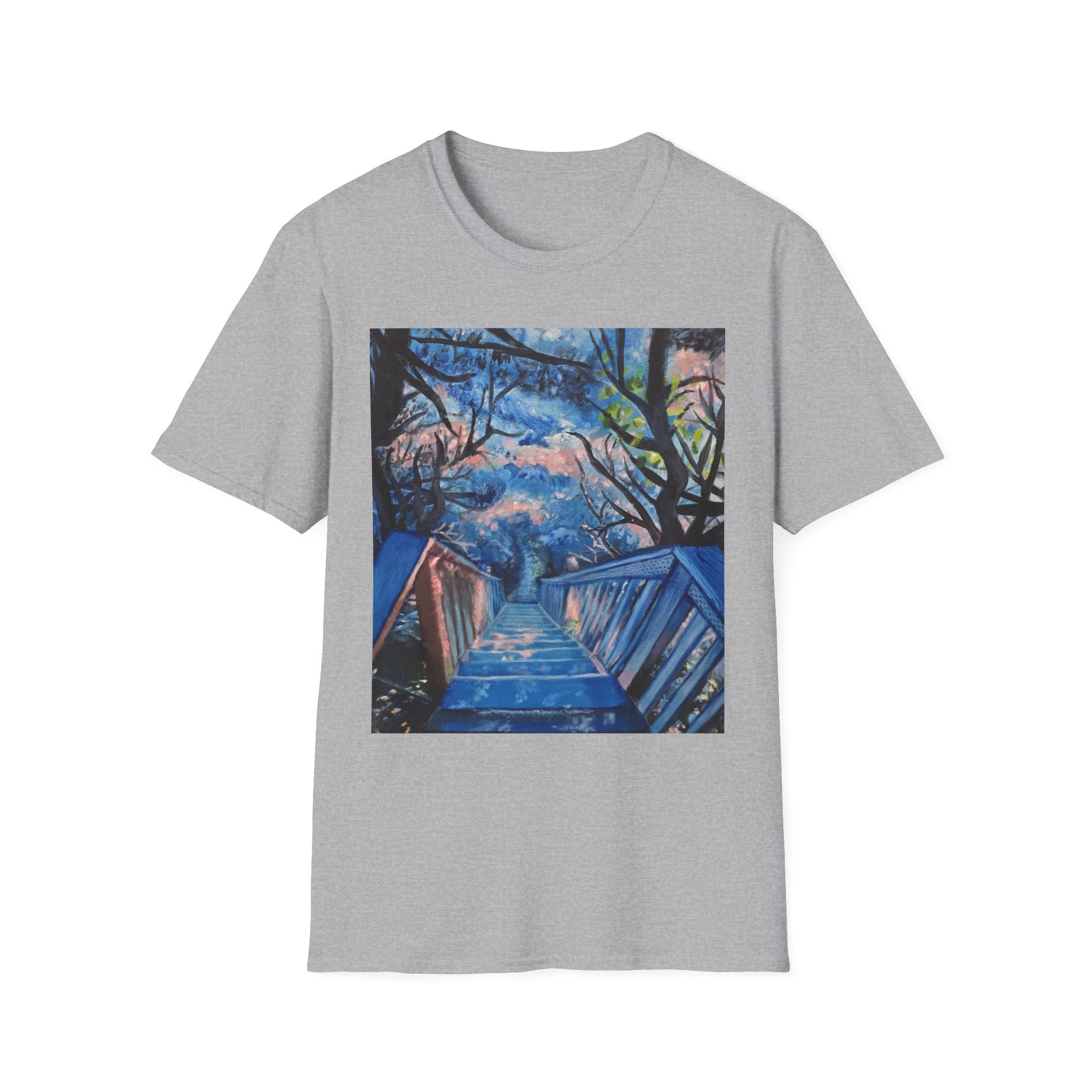Steps to the Pacific T-Shirt — Dreamy Art Tee