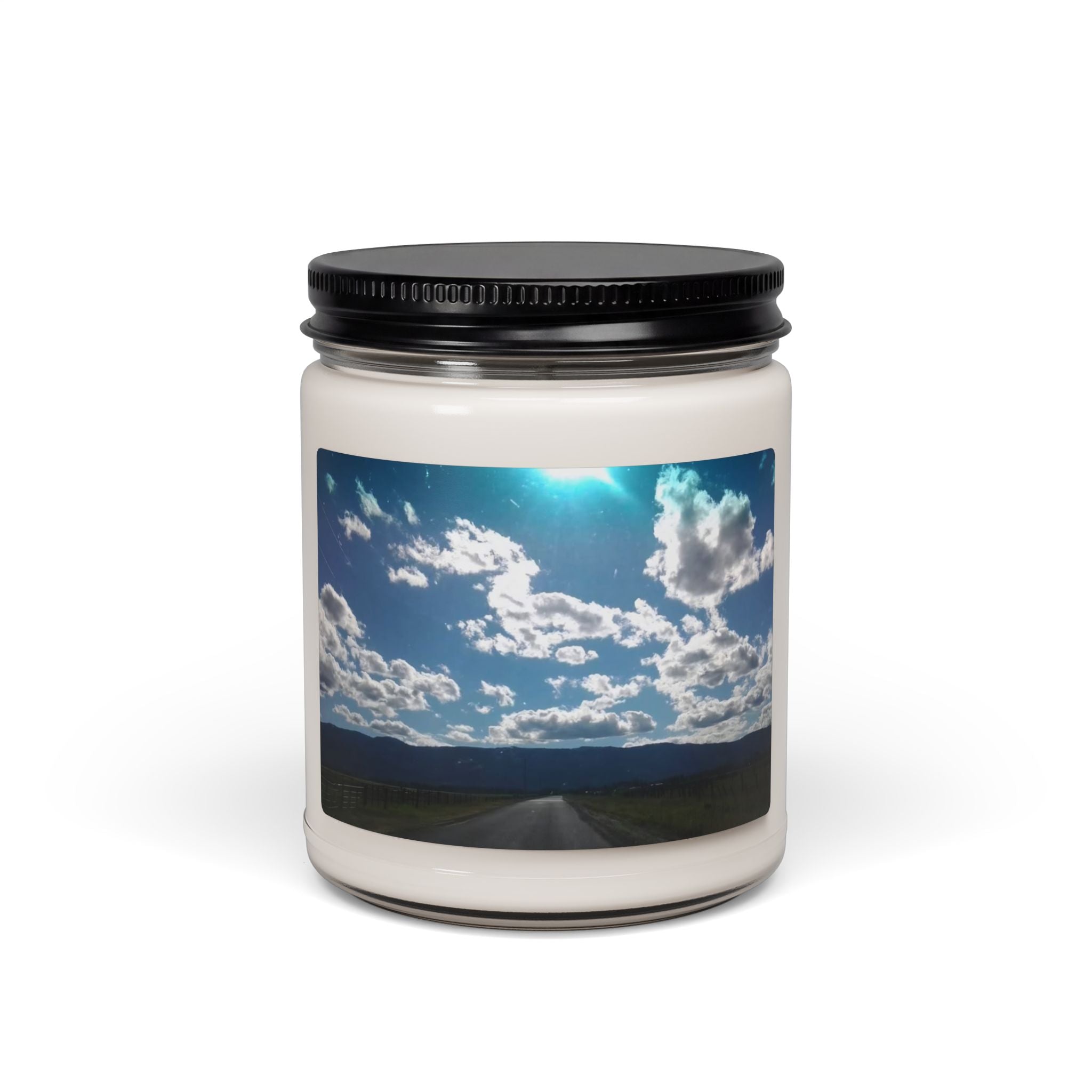 Road Trip Sky Scented Soy Candle — 9oz Jar with Fresh Air Aroma