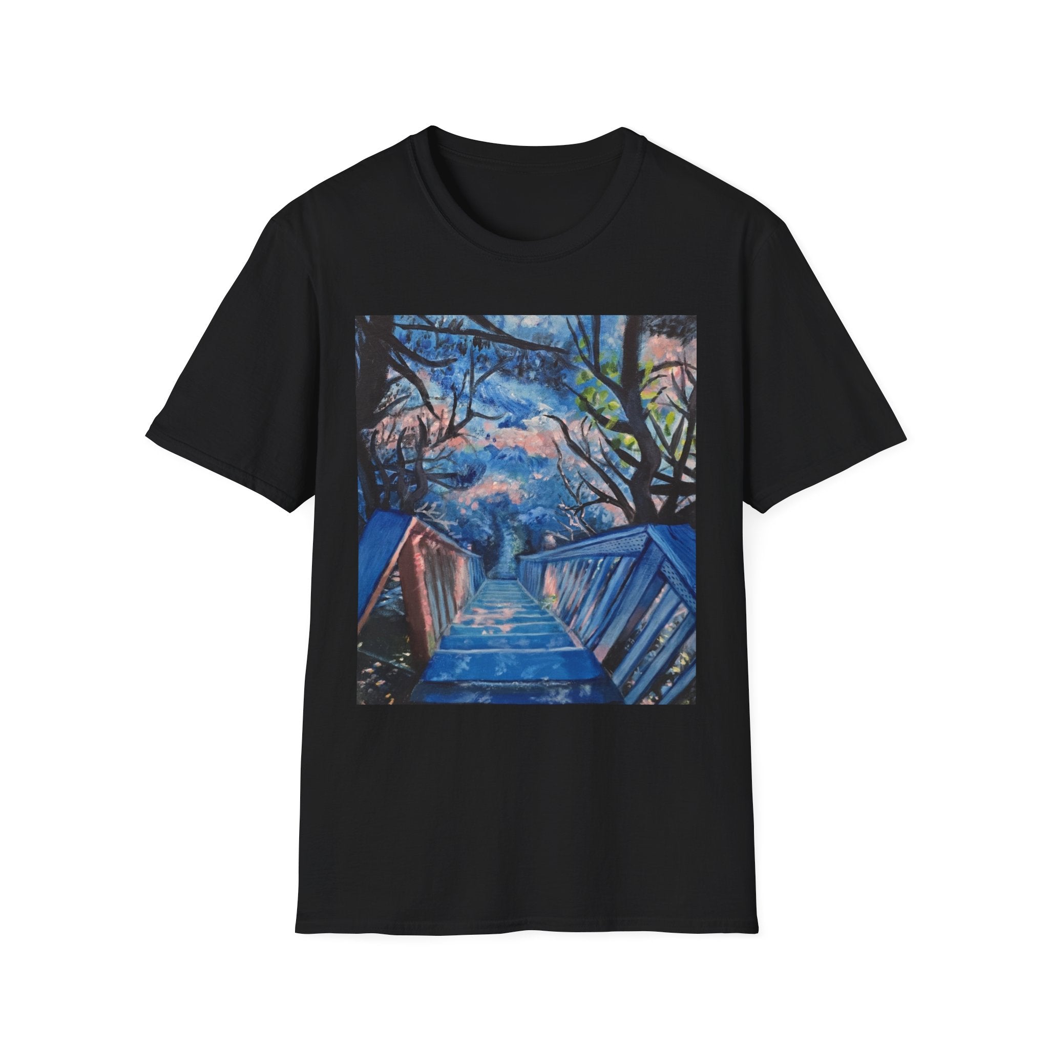 Steps to the Pacific T-Shirt — Dreamy Art Tee