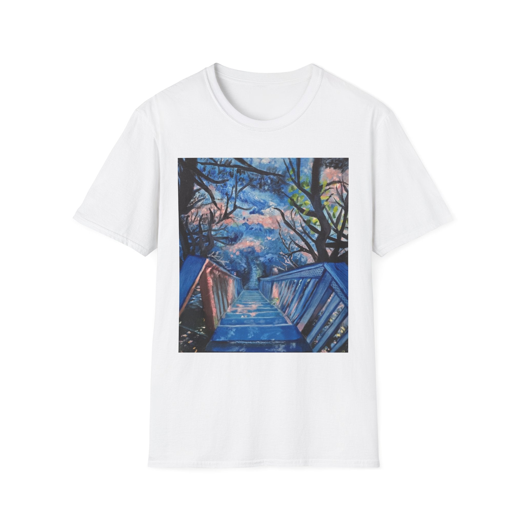 Steps to the Pacific T-Shirt — Dreamy Art Tee
