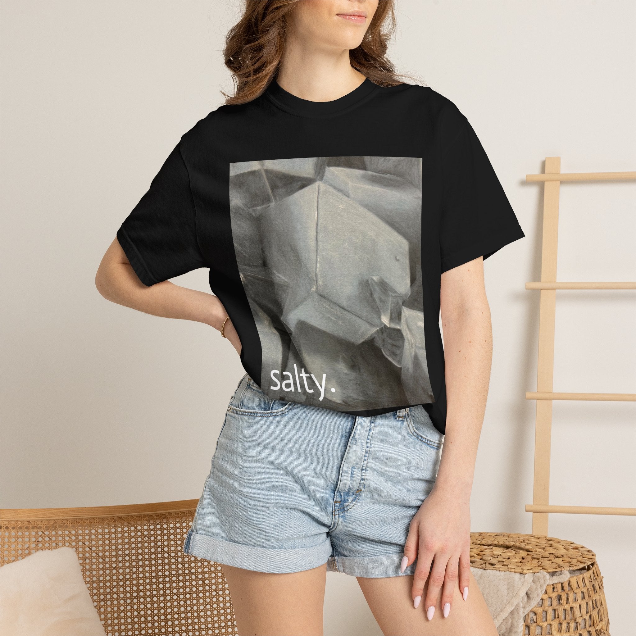 T-Shirt — Vintage Ice Cube Photo Tee with “Salty” Script