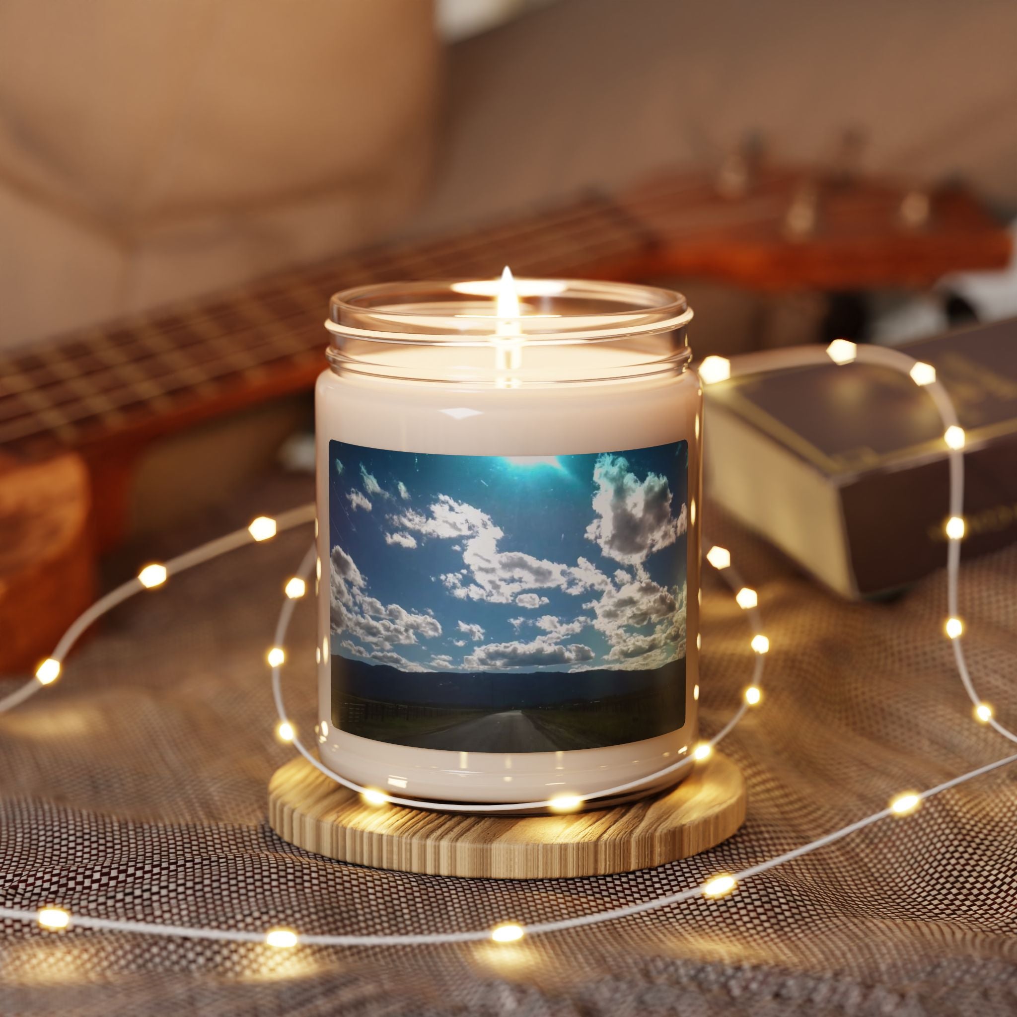 Road Trip Sky Scented Soy Candle — 9oz Jar with Fresh Air Aroma