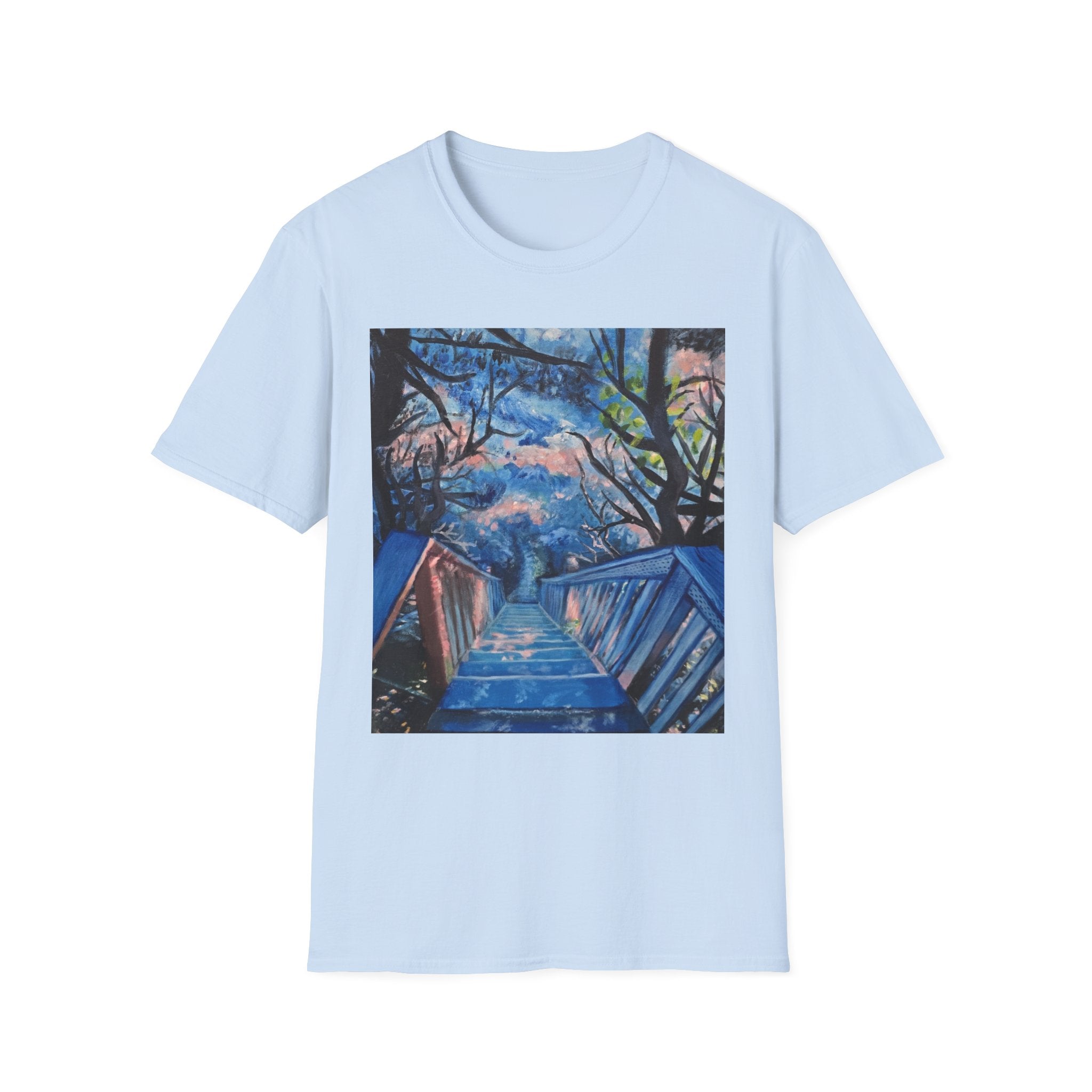 Steps to the Pacific T-Shirt — Dreamy Art Tee